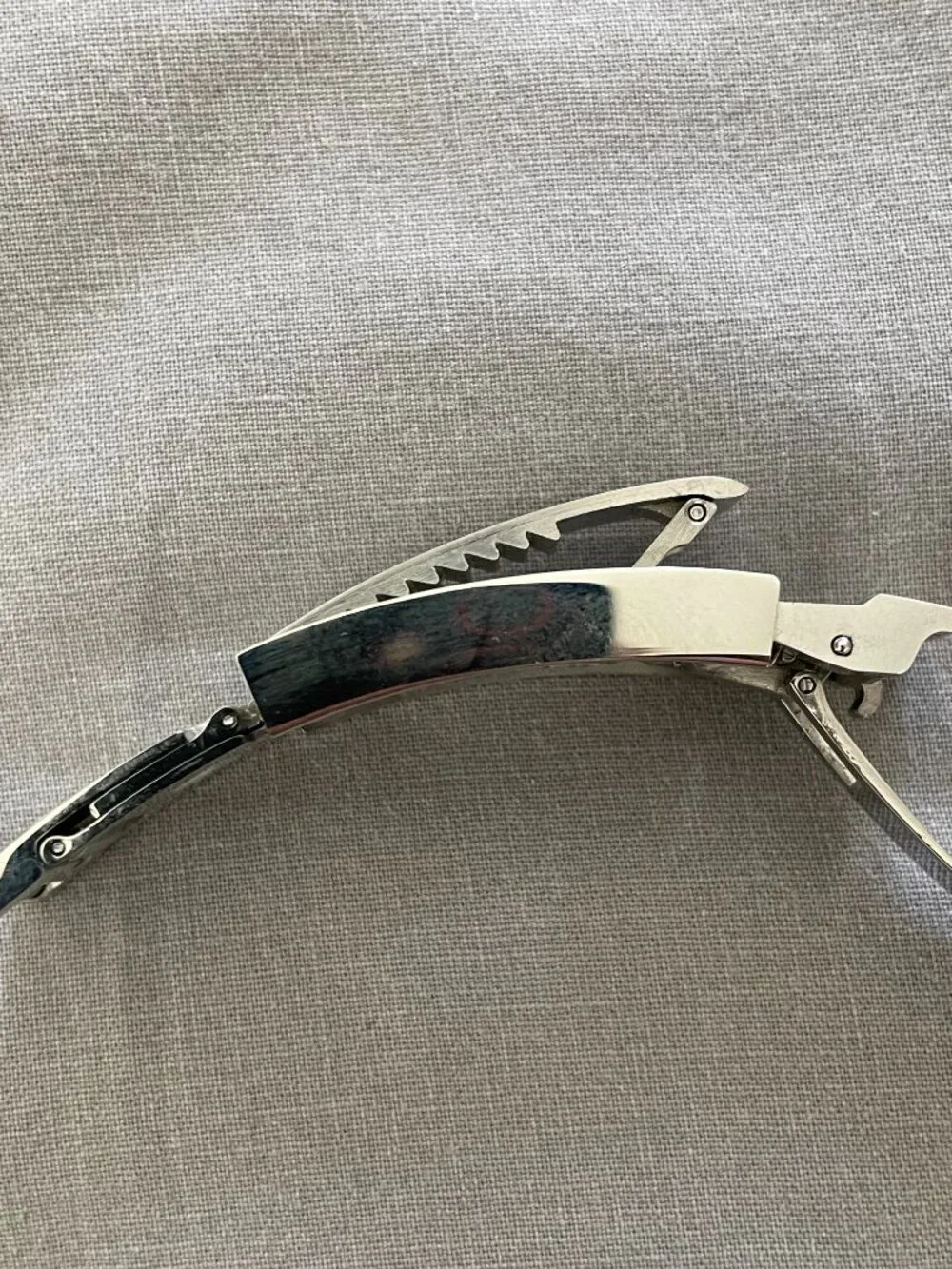 GLIDELOCK WITH DIVER EXTENSION BUCKLE CLASP SAFETY FLIP FOR ROLEX SEA-DWELLER